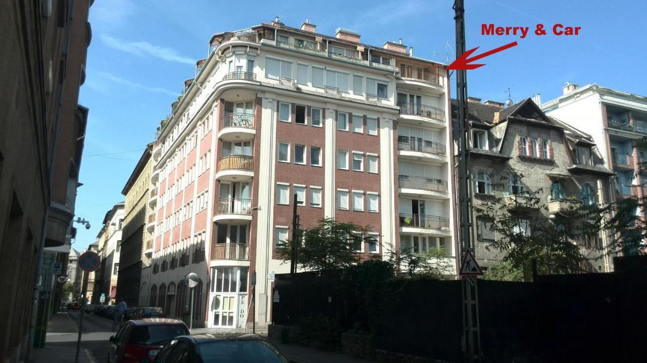 Merry&Car - Huge Balcony + Living Room + 2Br Budapest Exterior photo